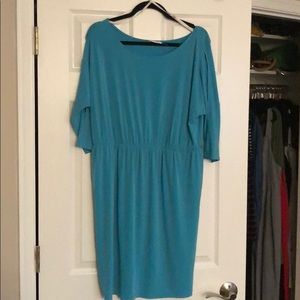 Calvin Klein teal dress